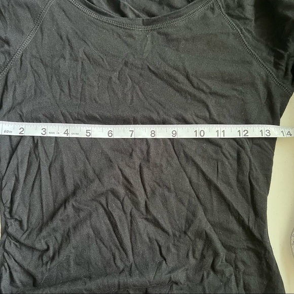 Express raglan sleeve t-shirt dress  xs black - Picture 9 of 12